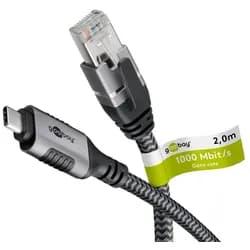 Goobay Ethernet-Kabel USB-C 70698