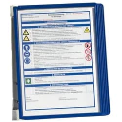 Sichttafelsystem dunkelblau, VE: 1 SET