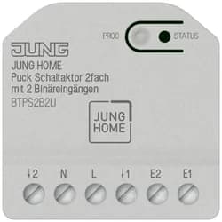 Jung JH Puck Schaltaktor 2fach BTPS2B2U