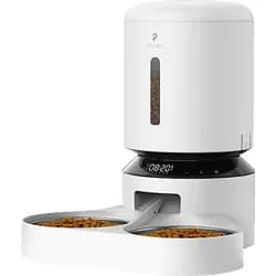 Petlibro Trinkbrunnen Granary Dual Feeder 5l Futter-/Wasserspender für Hunde/Katzen Weiß