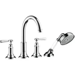 hansgrohe Wannenarmatur Axor Montreux 4-Loch Fliesenrandarmatur Hebelgriff