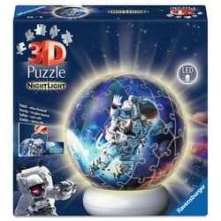 Ravensburger Puzzle 3D Puzzle-Ball Nachtlicht Astronauten, Puzzleteile