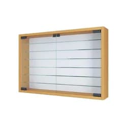 Hängevitrine Mandosa XL Buchefarben