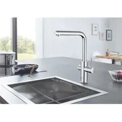 GROHE Blue Home + Armatur L-Auslauf - chrom