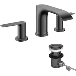 HANSGROHE 75033340 3-Loch Waschtischarmatur 95 Vivenis - Schwarz