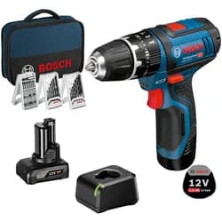 BOSCH Professional Akku-Schlagbohrschrauber-Set GSB 12V-15