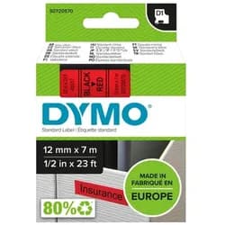 DYMO Beschriftungsband rot|schwarz