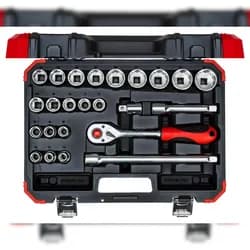 GEDORE red Steckschlüssel-Satz 1/2 24-teilig 12-kant