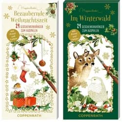 Kreativ-Adventskalender - Im Winterwald / Bezaubernde Weihnachtszeit