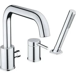Duravit 3-Loch-Wannenrandarmatur Circle chrom