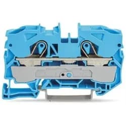 2-Leiter Durchgangsklemme blau 16mm2