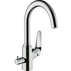 hansgrohe Küchenarmatur hansgrohe 220 Focus M42, mit Geräteabsperrventil, Chrom