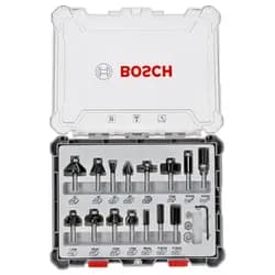 15-teiliges Fräser-Set, 8-mm-Schaft