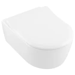 V&B Combi-Pack-Wand-Tiefspüler AVENTO we C+, DirectFlush, mit WC-Sitz SlimSeat