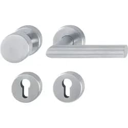 Hoppe Rosetten-Garnitur Ams.E58/42H/42HKVS/1400 VA F69 rd.PZ DIN L/R fl.D/K