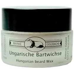 Bartwichse ung.in der Glasdose Golddachs