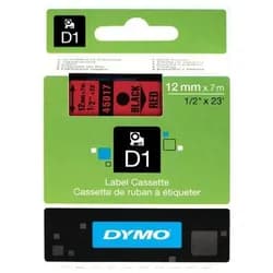 DYMO Beschriftungsband rot|schwarz