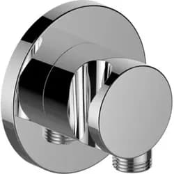 Keuco Schlauchanschluss IXMO verchromt, mit Brausehalter, rund