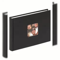 Walther Fotoalbum Buchalbum Fun FA-207-B 22x16 schwarz