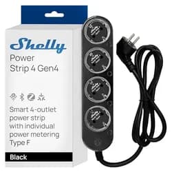 Shelly Power Strip 4 Gen4 - Schwarz