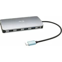 i-tec Nano (USB-C, 5 Ports), Dockingstation + USB Hub, Silber