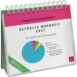 groh Verlag Tischkalender Postkartenkalender 2027: Gefühlte Wahrheit