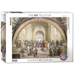 EUROGRAPHICS Puzzle Die Schule von Athen, 1000 Puzzleteile