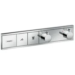 hansgrohe RainSelect Thermostat Unterputz für 2 Verbraucher, Chrom