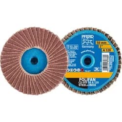 PFERD TOOLS COMBIDISC Korund Mini-POLIFAN CD Ø 50mm A120 für universelle Anwendungen