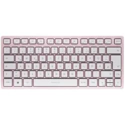 Cherry KW 7100 Mini (DE, Kabellos), Tastatur, Pink