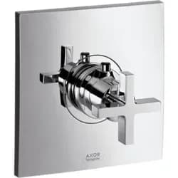 hansgrohe Fertigset Axor Citterio HF UP-Thermostat, mit Kreuzgriff, chrom