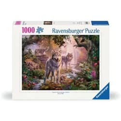 Ravensburger Puzzle Puzzle Wolfsfamilie im Sommer 1000 Teile, Puzzleteile