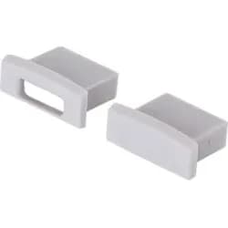 EVN Lichttechnik Kunststoff-Endkappen Flat1PAK-Set