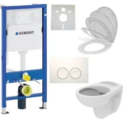 Wand-WC-Element Geberit Duofix Basic, 1120mm, mit UP-Spülkasten Delta