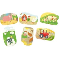 Puzzle 6 erste Puzzles - Bauernhof, Puzzleteile