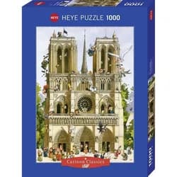 HEYE Puzzle Vive Notre Dame!, 1000 Puzzleteile bunt