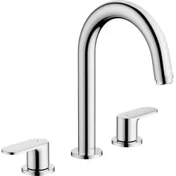 HANSGROHE 71553000 3-Loch Waschtischarmatur Vernis Blend - Silber