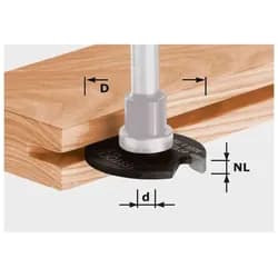 Festool Scheibennutfräser HW HW D40x3