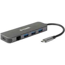 D-Link DUB-2334 5-in-1 USB-C Hub Ladestation