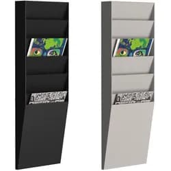 Paperflow Wand-Sortiertafel V 6F A4V1X6.01 DIN A4 schwarz