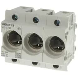 Neozed fuse base d02 3-pole 63 a