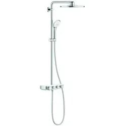 Grohe Euphoria Duschsystem 26507LS0 AP-Thermostat, Duscharm 450mm, moon white