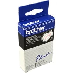 Brother TC-Beschriftungsband 12 mm x 7,7 m rot, 1.2 cm