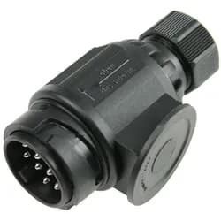 as - Schwabe Adapter Anhängerkupplung Stecker Schraubanschluss für Kabeldurchmesser 8,5-10 mm