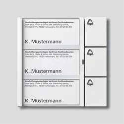 Siedle&Söhne Tasten-Modul TM 612-3 W