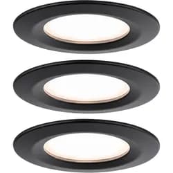Paulmann LED Einbauleuchte Nova Plus Basisset starr - Schwarz