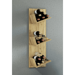 Weinregal Vinosi Honig Eiche ca. 33x105x26 cm