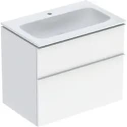 Geberit Möbel-Waschtischset iCon 75x63x48cm, w/KT, w hochgl., Gr. we. ma