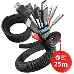 LTC CABLE TUBE 25 Schwarz - 25 m