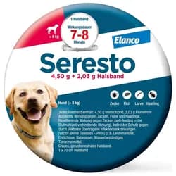 Seresto 4,50 g + 2,03 g Halsband für Hunde ab 8 kg
